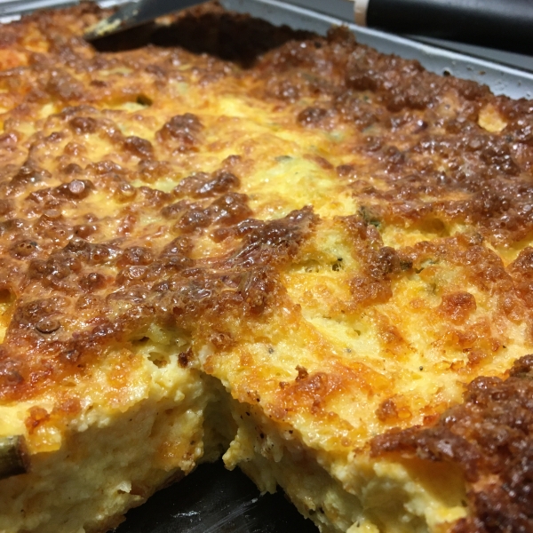 Christmas Green Chile Egg Casserole