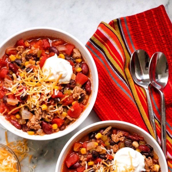 Taco Soup with Ground Turkey