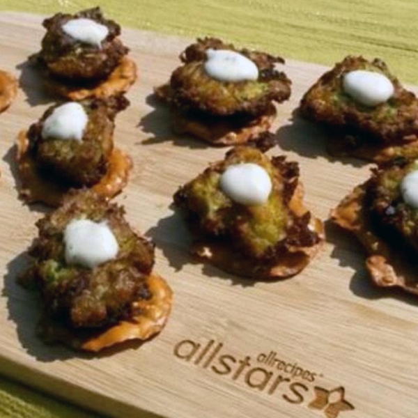 Zucchini Fritter Crisps