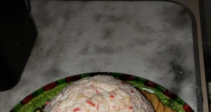 Devil Crab Cream Cheese Ball