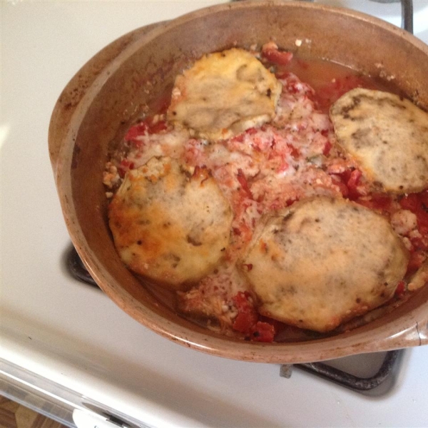 Spicy Eggplant Parmesan