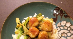 Maple-Orange Shrimp and Scallop Kebobs