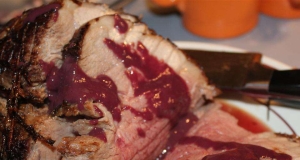 Leg of Lamb with Raspberry Sauce