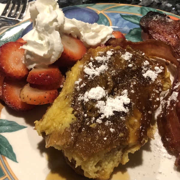 Overnight Eggnog French Toast
