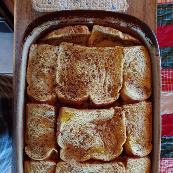 Overnight Eggnog French Toast