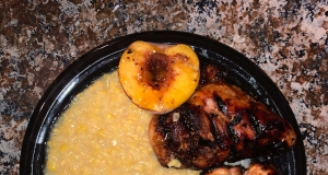 Grilled Chicken with Peach Sauce