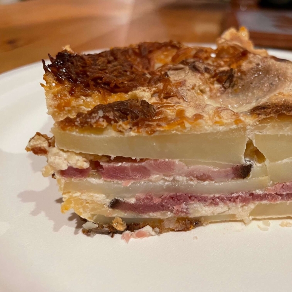 Holiday Ham and Potato Casserole