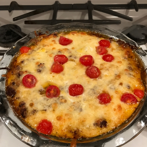 Gluten-Free Impossibly Easy Cheeseburger Pie