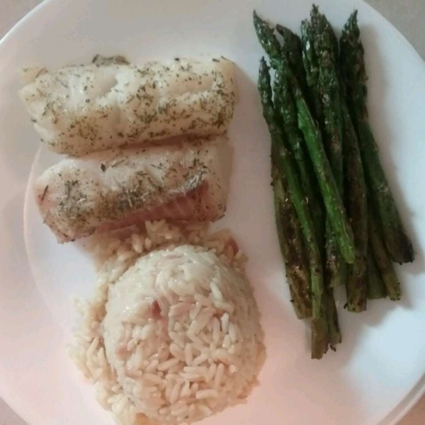 Trishie's Cedar Plank Cod