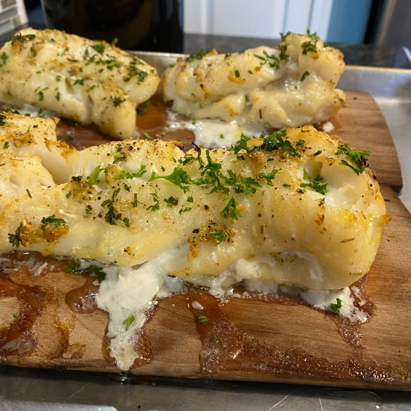 Trishie's Cedar Plank Cod