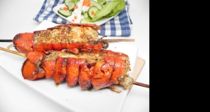 Grilled Lobster Tails with Garlic Butter