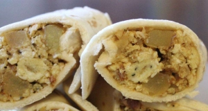 Bacon, Potato, and Egg Taco Ole