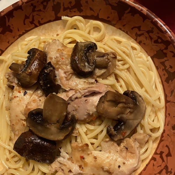 Crock Pot Portobello Chicken