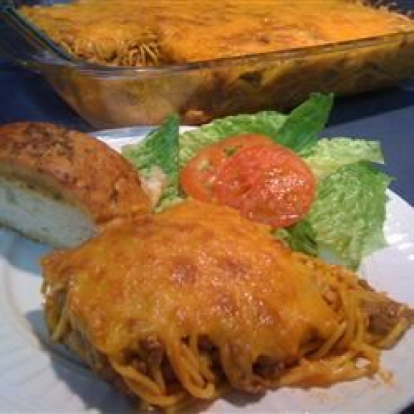 School Cafeteria Spaghetti