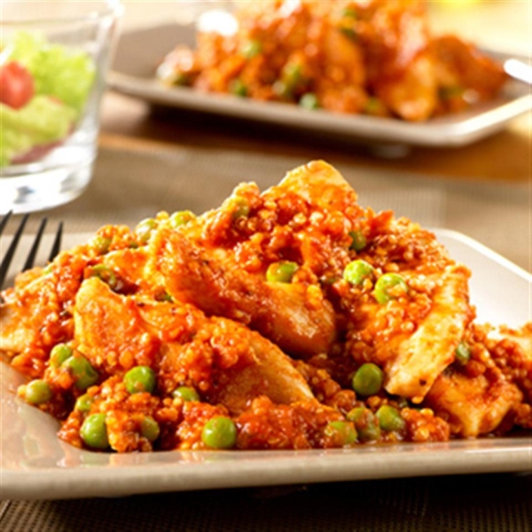 Chicken with Peas & Quinoa