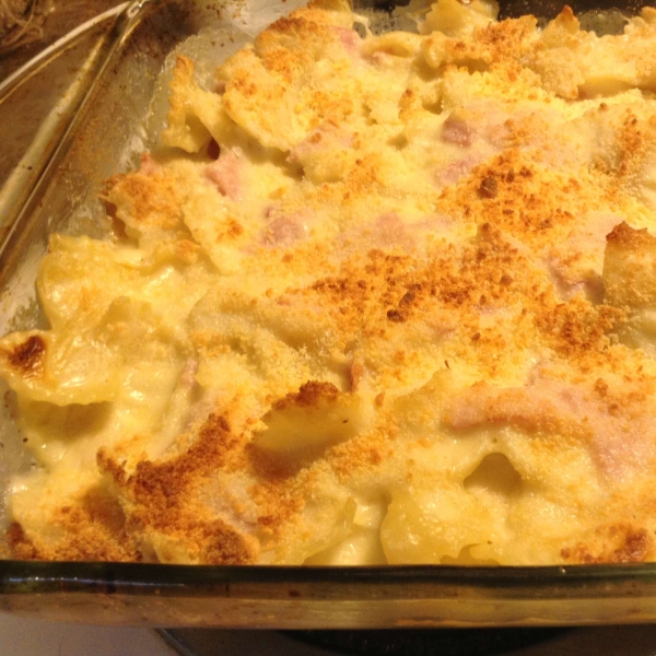Ham and Cheese Bow Ties