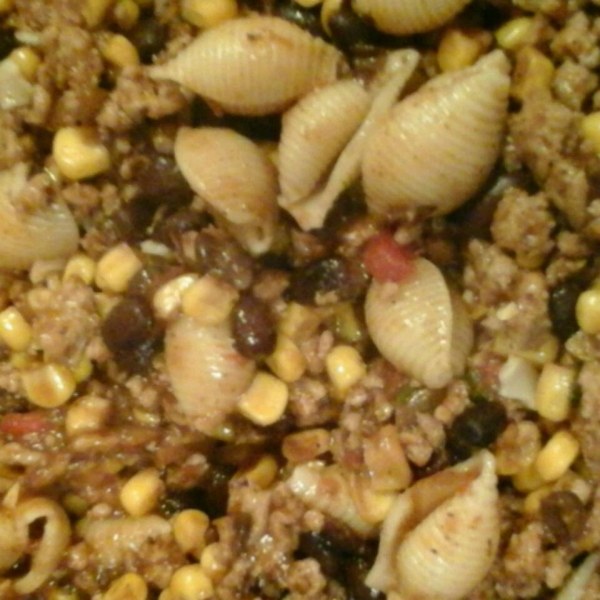 NO YOLKS® Skillet Salsa Chicken with Noodles