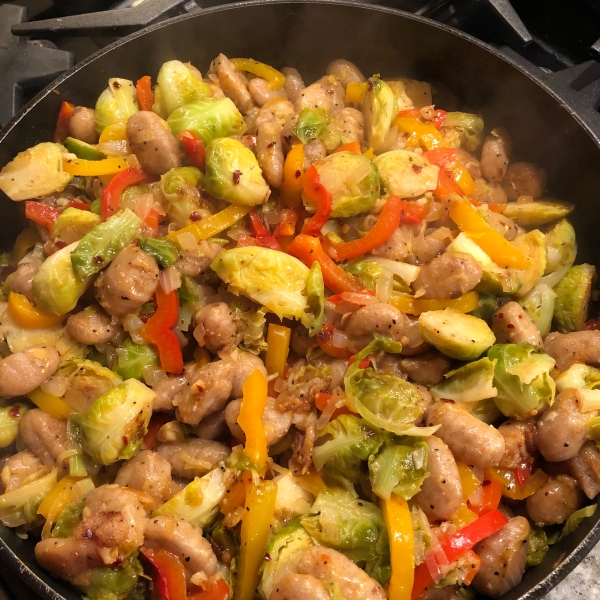 Brussels Sprouts 'n Gnocchi