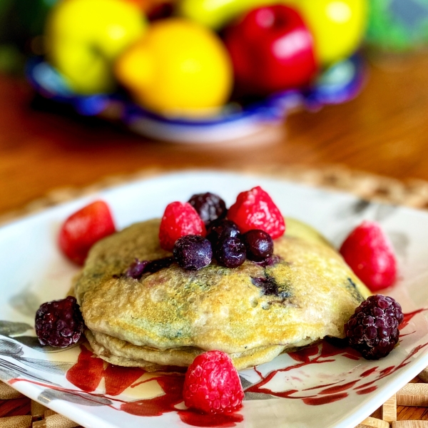 Vegan Blueberry Pancakes