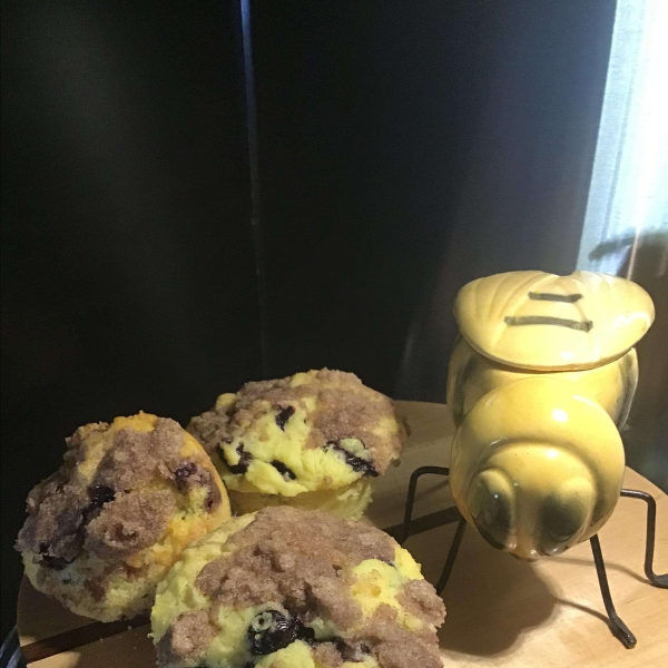 Streusel-Topped Blueberry Muffins