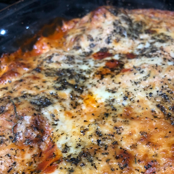 Healthier Eggplant Parmesan II