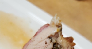 Air Fryer Bacon-Wrapped Chicken Thighs