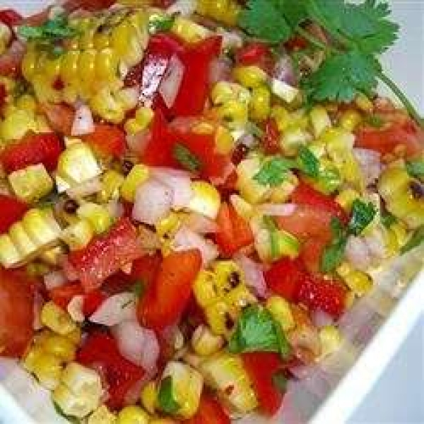 Easy Grilled Corn Salad