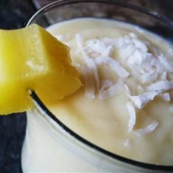Pina Colada Smoothie with Yogurt