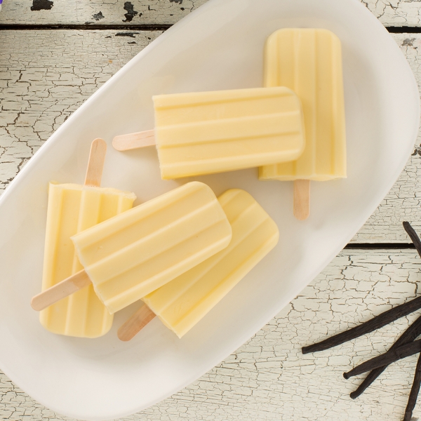 Sugar-Free Vanilla Pudding Pops