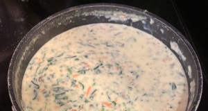 Oyster and Spinach Chowder