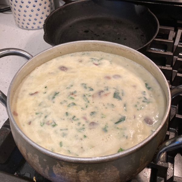 Oyster and Spinach Chowder