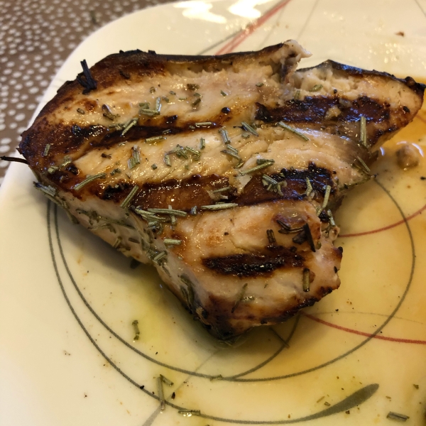 Grilled Swordfish with Rosemary