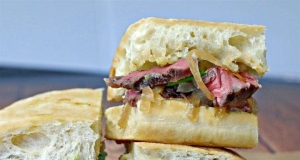 Rustic Rib-Eye on Ciabatta