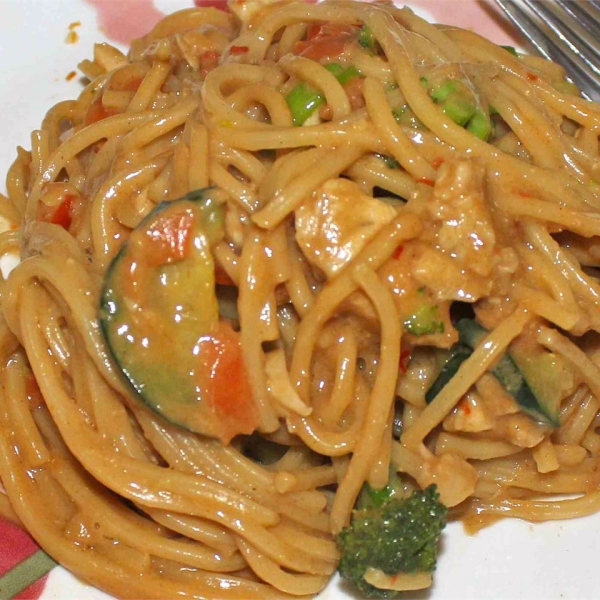Pasta With Peanut Sauce