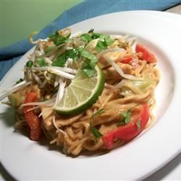 Pasta With Peanut Sauce
