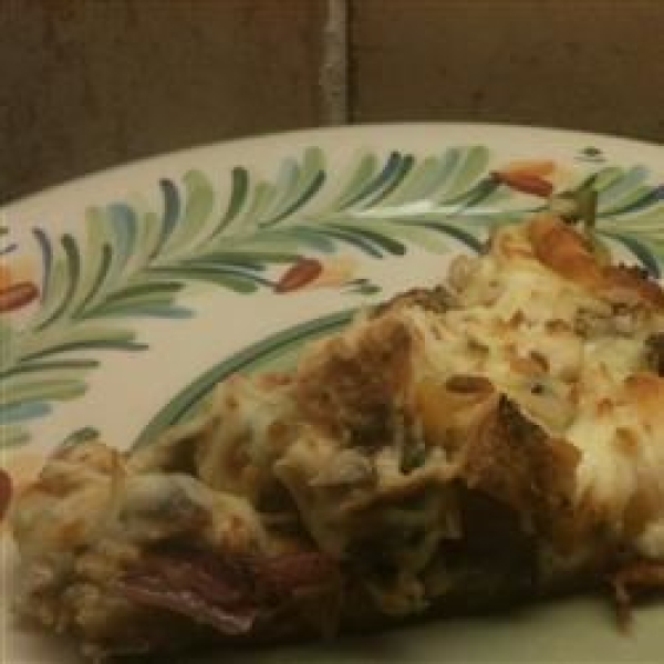 Blackened Chicken Pizza with Yellow Tomato Salsa