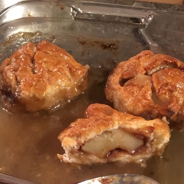 Butterscotch Apple Dumplings