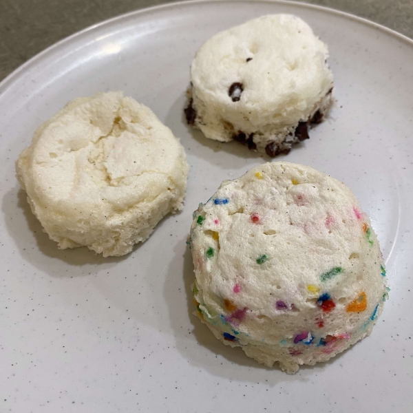 Microwave Mini Angel Food Cake