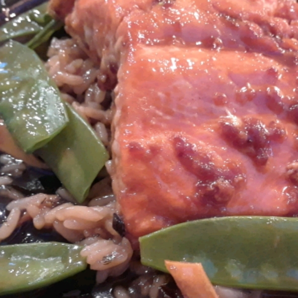 Miso Salmon with Sake Butter