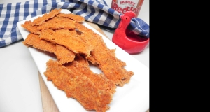 Air Fryer Oven Buffalo Chicken Jerky Sticks