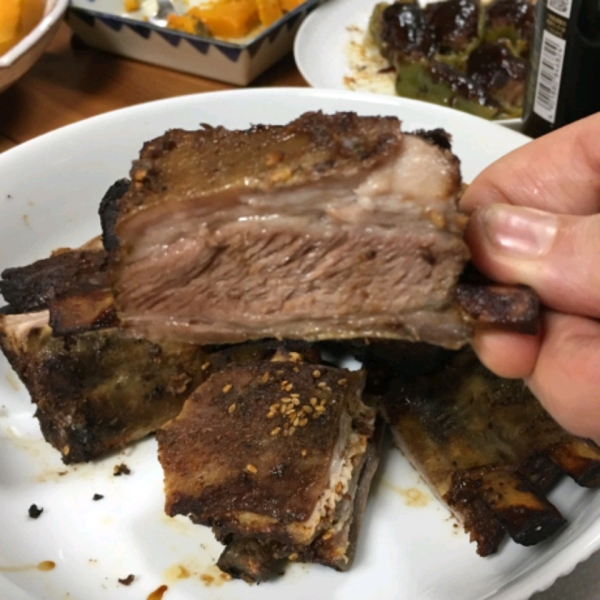 Root Beer and Sesame Glazed Ribs