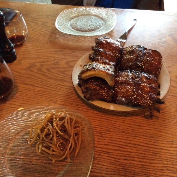 Root Beer and Sesame Glazed Ribs