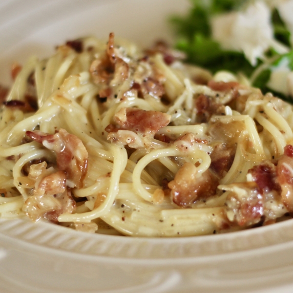 Italian Carbonara with Bacon