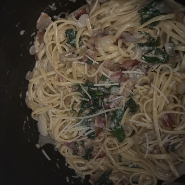 Italian Carbonara with Bacon