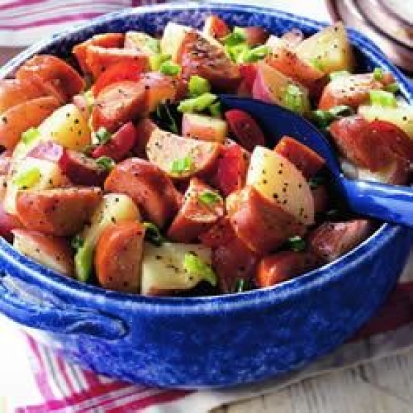 Potato Salad with Smoked Sausage