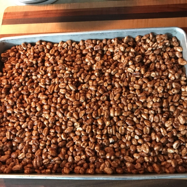 Easy Puffed Wheat Cake