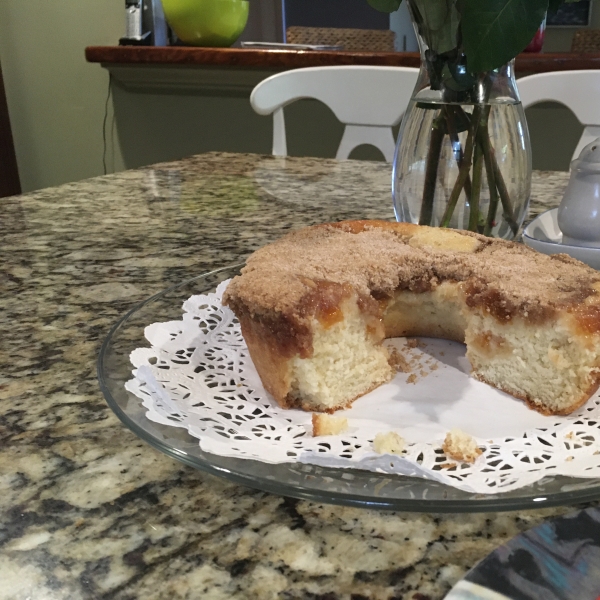 Peach Jam Coffee Cake