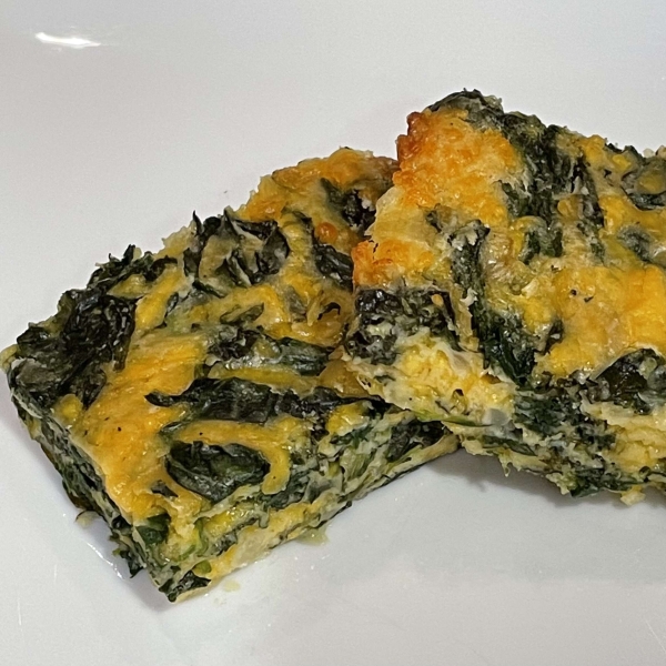 Spinach Cheese Squares