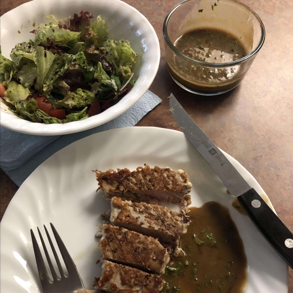 Seared Tuna with Wasabi-Butter Sauce