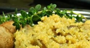 Quinoa Pilaf With Mushrooms